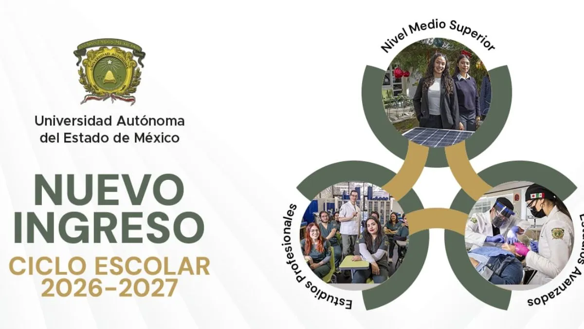 Convocatoria nuevo ingreso UAEMéx 2026-2027 ya se encuentra disponible