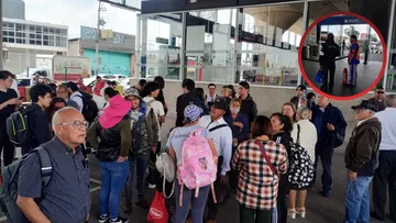 Usuarios y trabajadores de Tren ‘El Insurgente’ participan en el Segundo Simulacro Nacional 2026