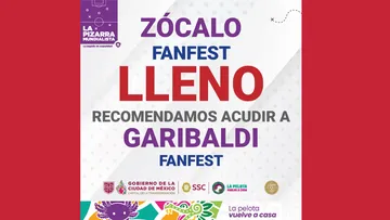 El Fan Fest lleno obligó a recomendar a los asistentes acudir a Garibaldi para seguir la fiesta mundialista.