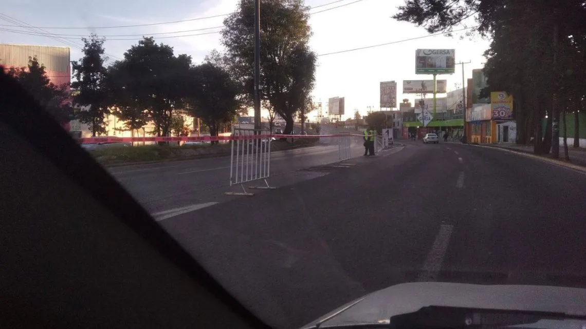 Edomex: Se registra choque en el Puente Outlet Lerma