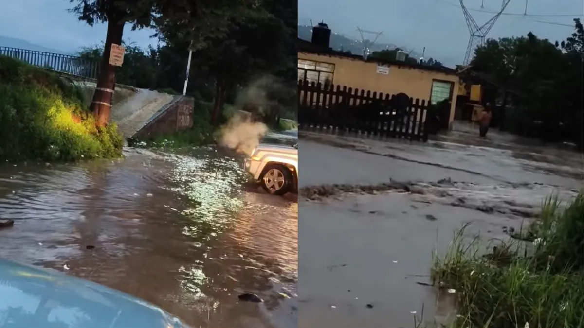 Río Mayorazgo de Xonacatlán se desborda