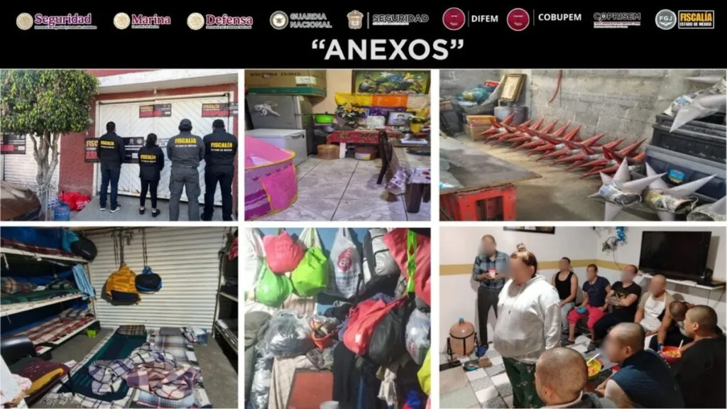 Autoridades clausuran y aseguran anexos en Edomex; podrían estar relacionados con hechos delictivos