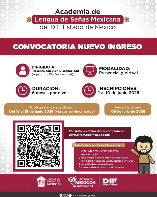 Aprende Lengua de Señas Mexicana GRATIS en Toluca y Tecámac