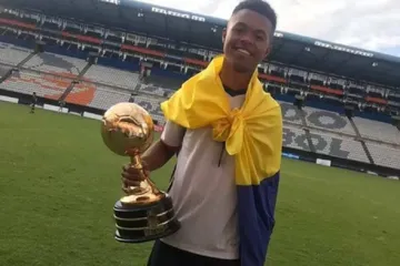 Foto de Ander Jafeth, futbolista colombiano que terminó en coma luego de una golpiza en un partido en el Edomex.
