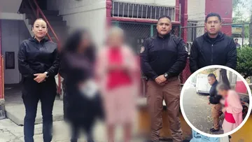 Policía de Ecatepec ayuda a abuelita perdida a regresar a su casa