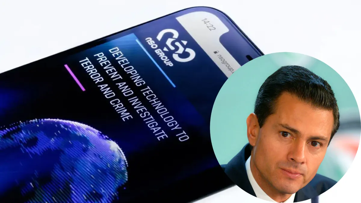 Foto de Enrique Peña Nieto (EPN) y el programa Pegasus