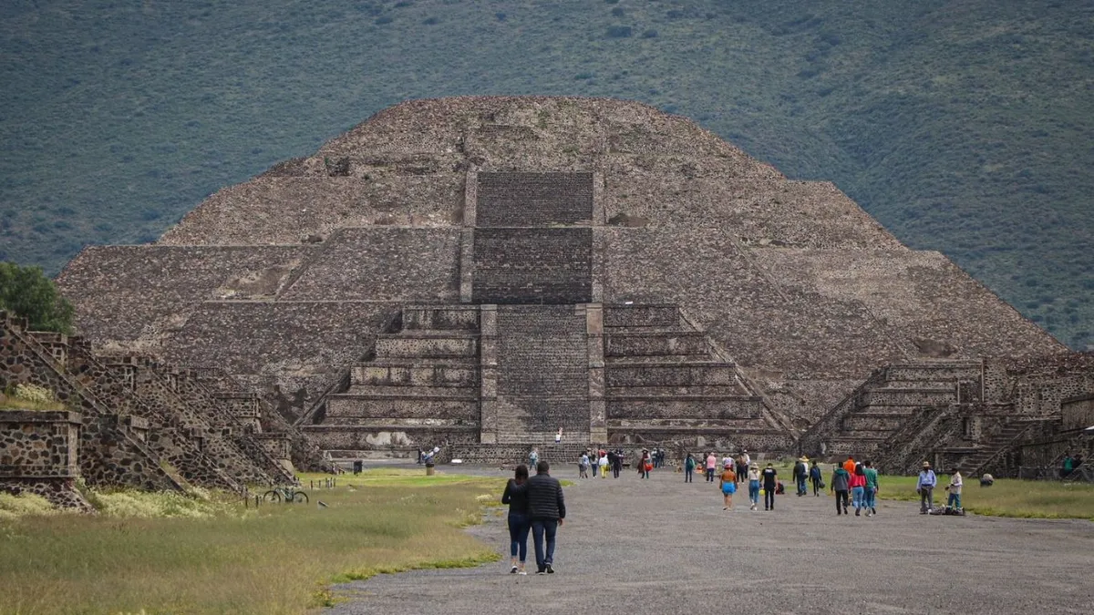 Zona Arqueológica de Teotihuacán es el sitio más visitado por turistas en el Edomex