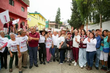 Raciel Pérez Cruz, se reunió con las estructuras territoriales y vecinos de las colonias Lázaro Cárdenas