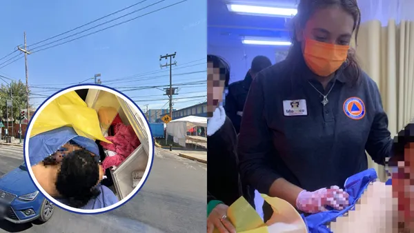 Una mujer da a luz en Sur 16 y Rojo Gómez de la Agrícola Oriental y los paramédicos de Iztacalco la auxiliaron.