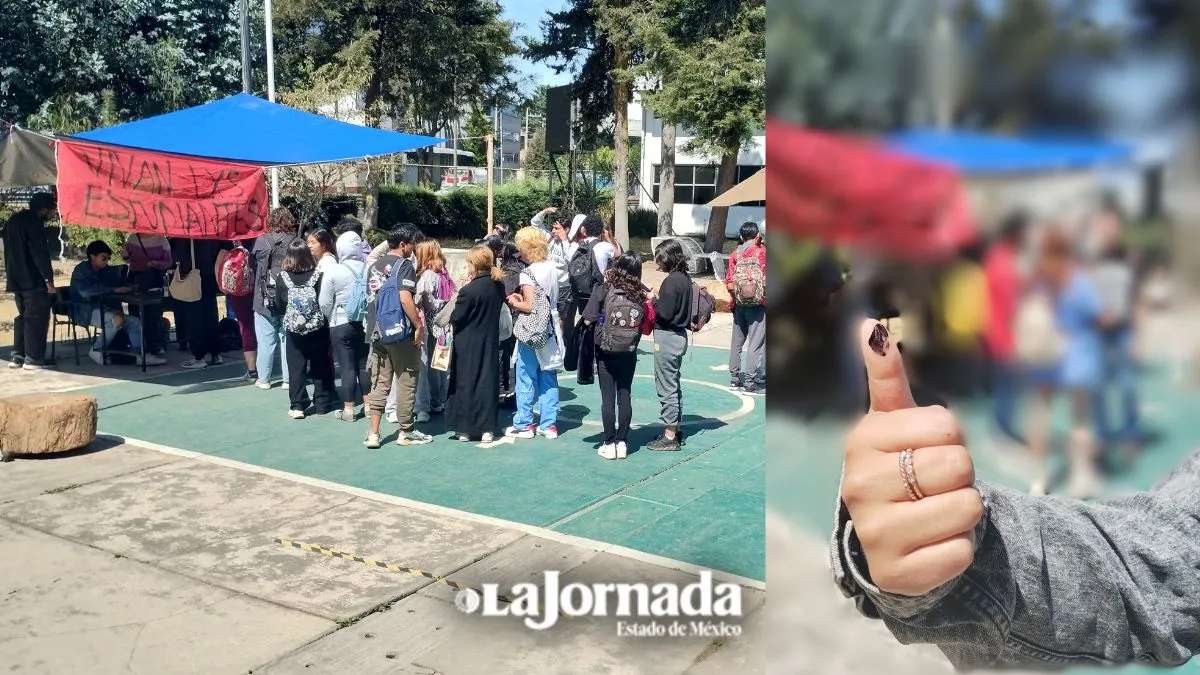 Universitarios realizan primera jornada de votación para decretar paro en UAEMéx