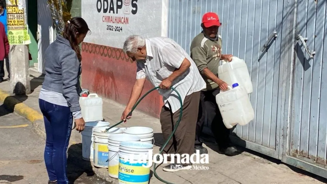 Chimalhuacán: cierran el año con escasez agua