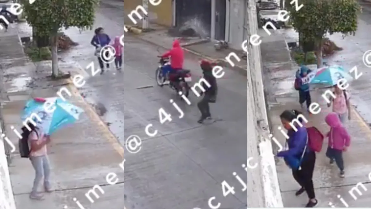 Los criminales a ver la escena decidieron retirarse sin quitarle sus pertenencias a la mujer.