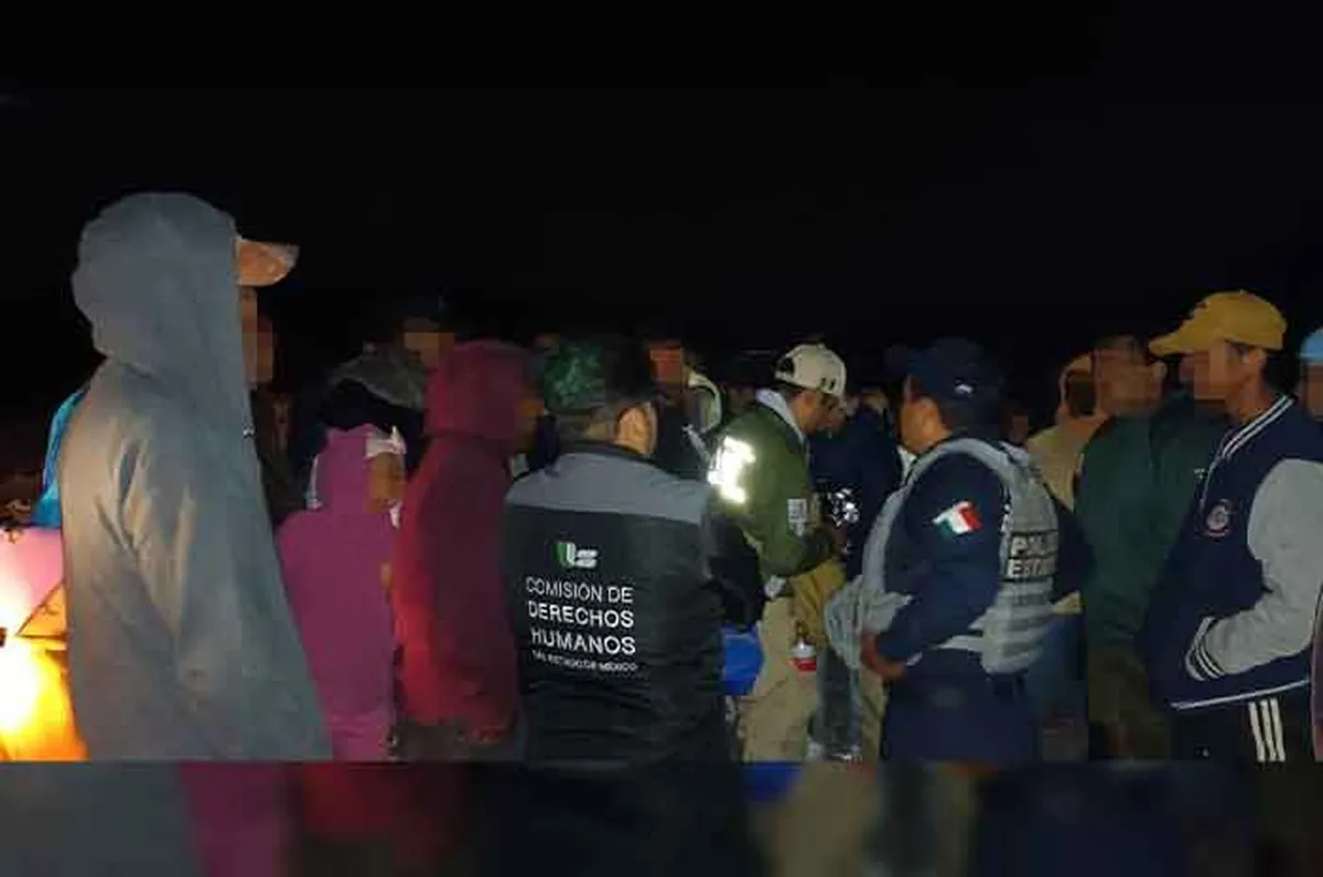 Localizan a cerca de 50 migrantes indocumentados en paraje del Edomex