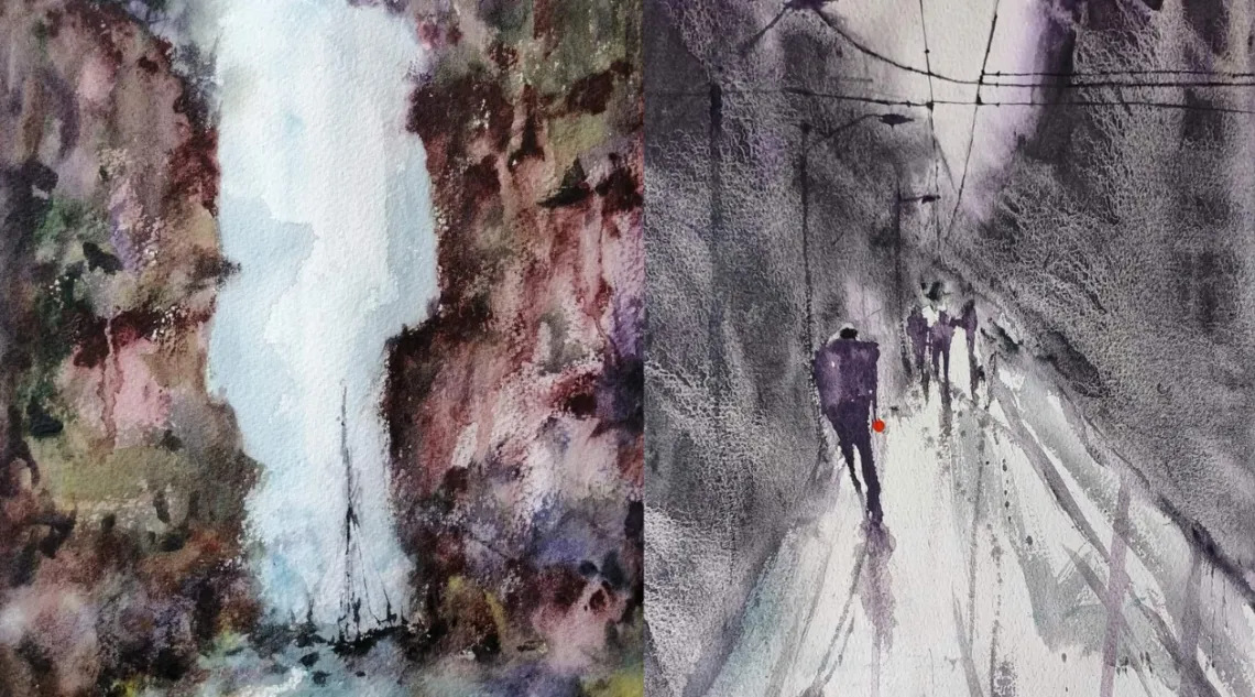 Alma Barrios, presenta exposición de acuarela y realidad aumentada