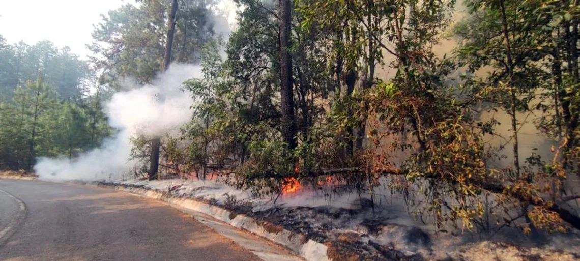 Valle de Bravo: Gobierno del Edomex controla incendios con Mando Único y helicópteros de Grupo Relámpago