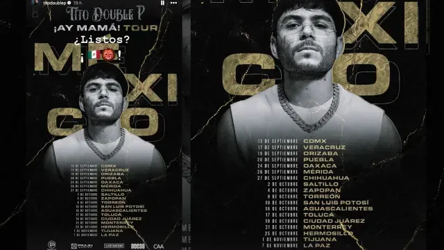 Tito Double P traerá su gira ¡Ay Mamá! a Toluca