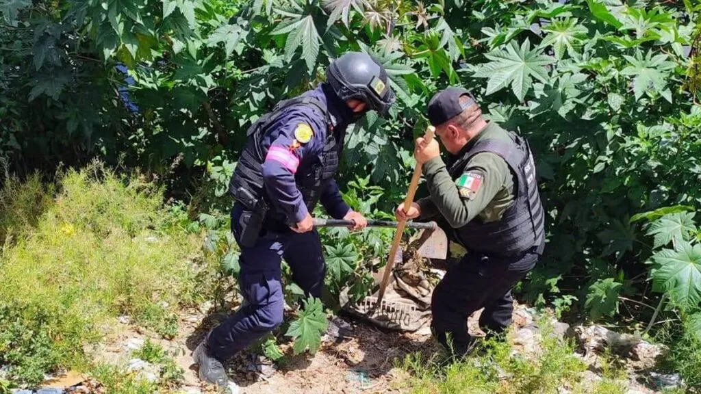 Neza realiza búsqueda de personas en el Bordo de Xochiaca