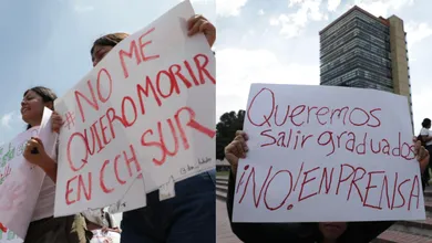 Estudiantes y familias se movilizan tras el asesinato de un alumno en CCH Sur.