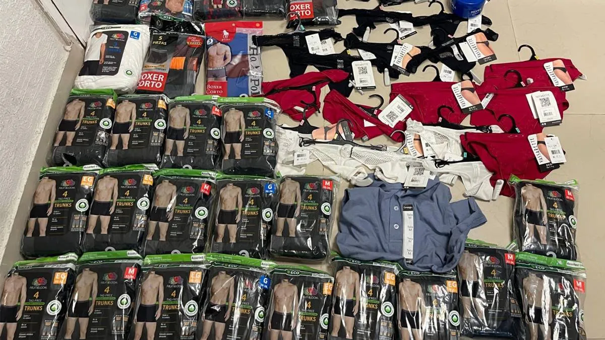 Tecámac: Caen farderos con decenas de ropa interior y pañales