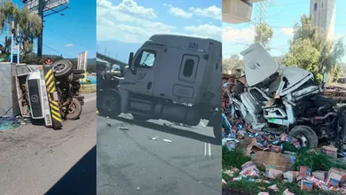 Accidentes de tráiler colapsan la México-Toluca