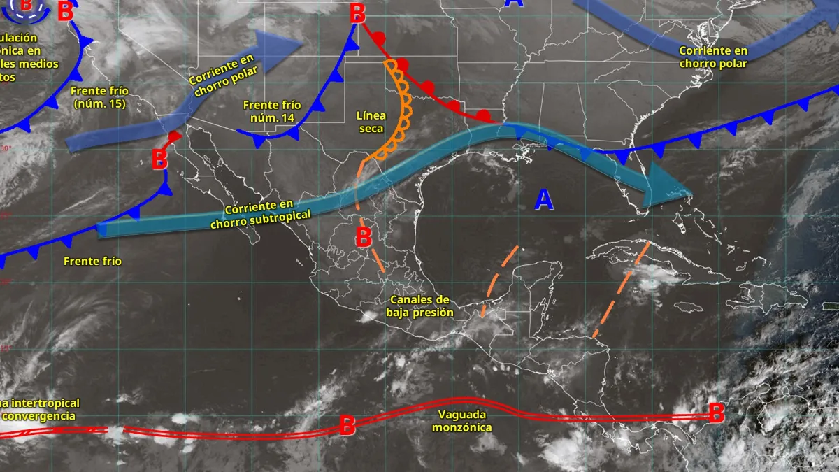 Pronóstico de temperaturas en los próximos días: Frente Frío 14 dejará frío extremo, heladas y lluvias en gran parte del país