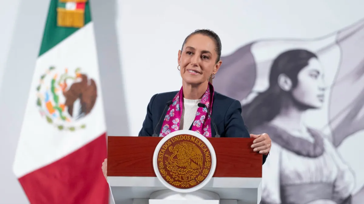 Claudia Sheinbaum afirmó que “las deudas no se politizan, se pagan” y se reunirá con acreedores de Salinas Pliego; destacó logros y reformas.