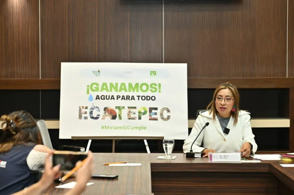 Miriam Silva gana agua para Ecatepec de Morelos