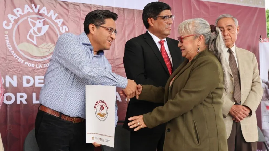 Delfina Gómez amplía cobertura de Caravanas Itinerantes por la Justicia Social en Edomex