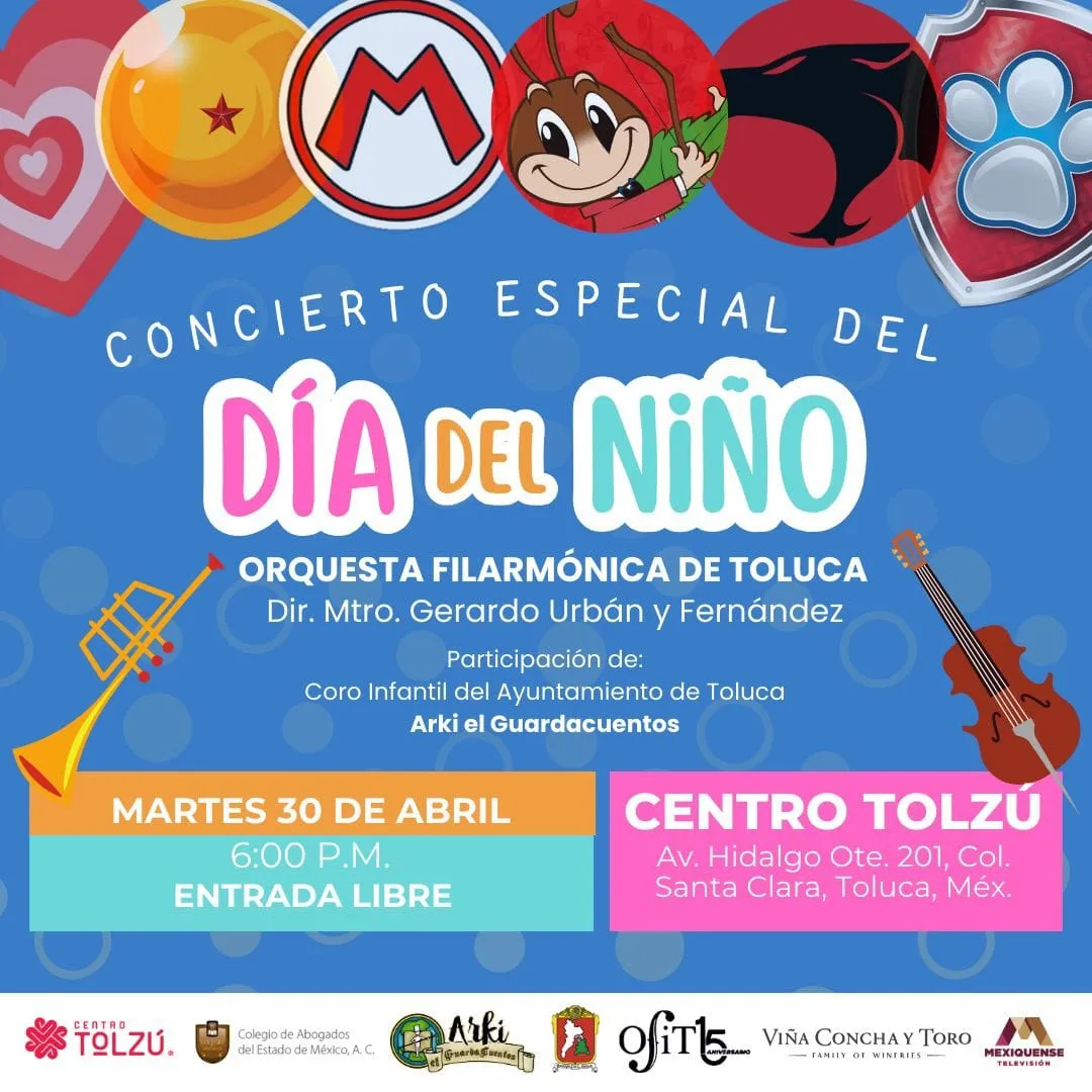 OFiT regalará un concierto mágico a los niños mexiquenses en su día