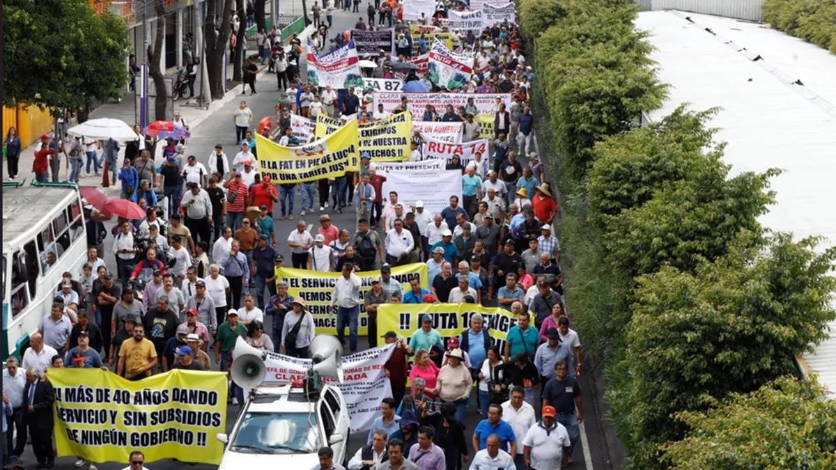 Transportistas anuncian mega bloqueo, afectará a Edomex