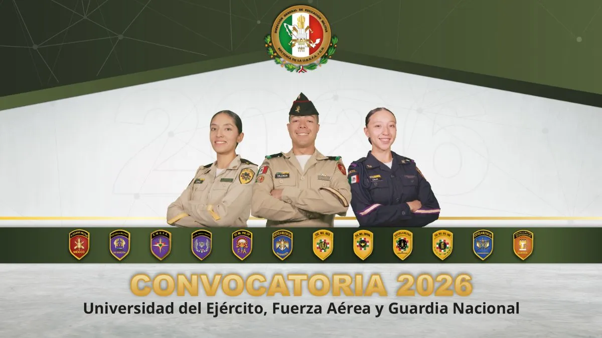 Convocatoria de Admisión a la Universidad del Ejército, Fuerza Aérea y Guardia Nacional 2026 está en sus últimos días