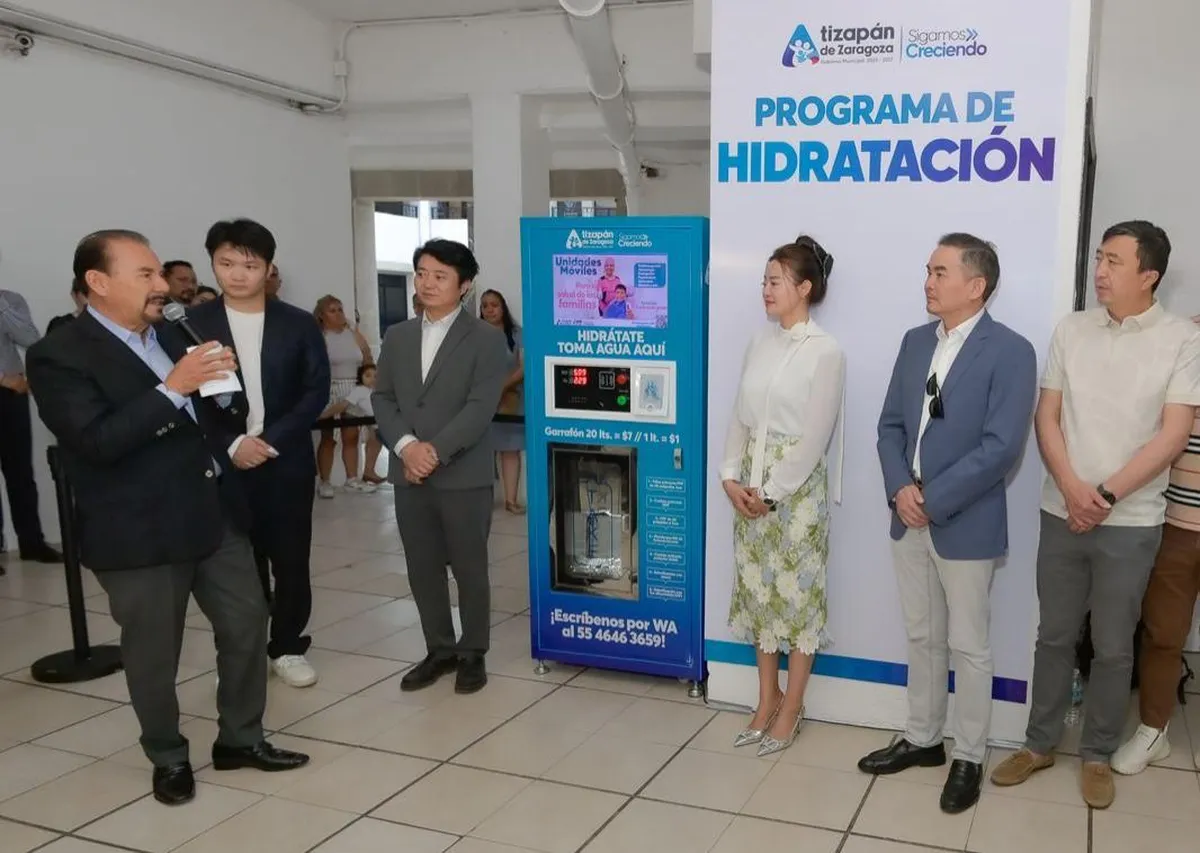 Atizapán busca instalar máquinas purificadoras de agua en las escuelas