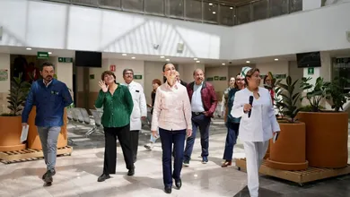 Sheinbaum inaugura UMF 93 del IMSS reconstruida en Ecatepec