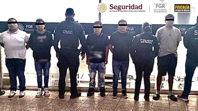 Caen cinco hombres por presunta extorsión y secuestro en Teotihuacán y Acolman.