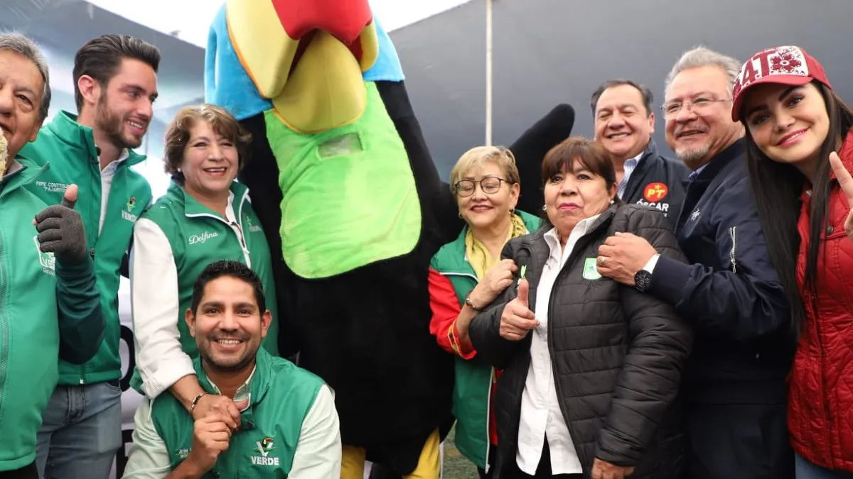Delfina Gómez se presenta ante la militancia del PVEM “vengo a buscar su validación”