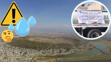 Colonias de Valle de Chalco afectadas por suspensión del suministro de agua
