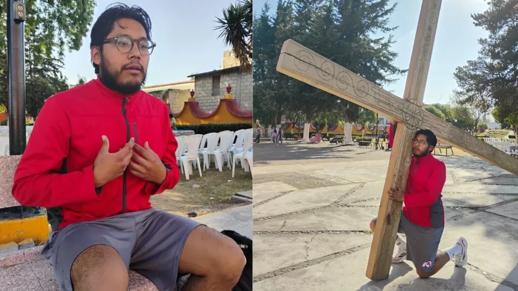 Joven que interpretará a Jesús en el viacrucis de Santa Ana Tlapaltitlán llama a buscar la sensibilidad