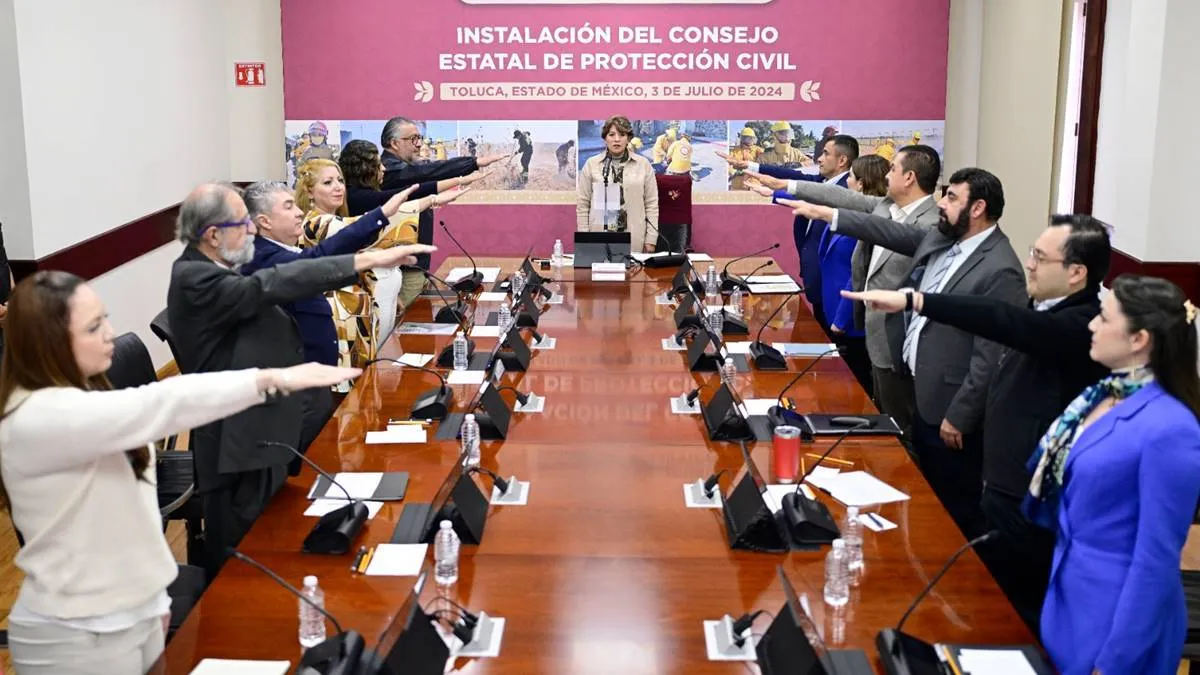 Gobernadora Delfina Gómez instala la Mesa de Coordinación para la Construcción de la Paz en Ixtapan del Oro