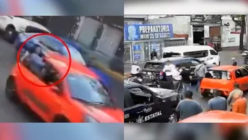 Comerciantes detuvieron un vehículo para rescatar a una mujer que gritaba por auxilio en San Bartolo.