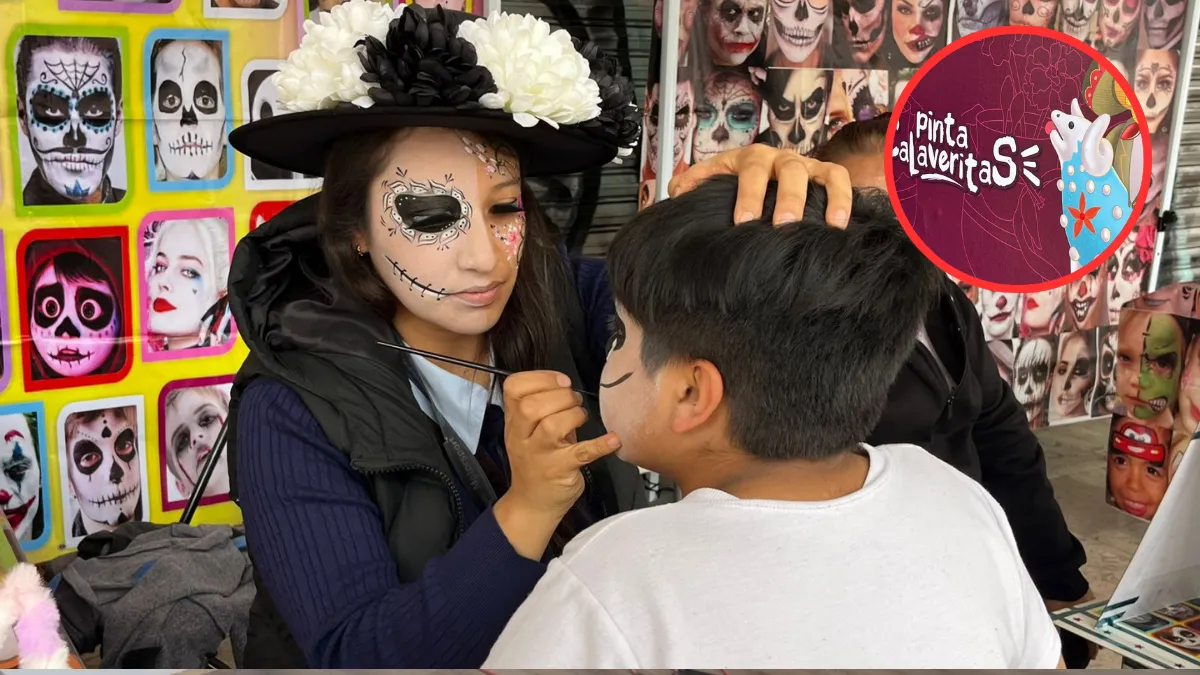 Pinta caritas se incorporan a la Feria del Alfeñique
