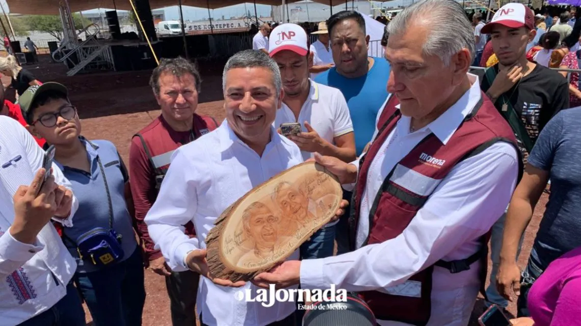 Adán Augusto en su visita por Ecatepec destaca escasez de agua y feminicidios