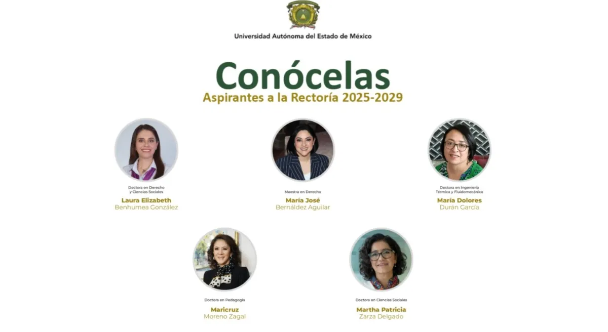 Elección UAEMéx: Conoce los perfiles de las aspirantes a la Rectoría Mexiquense