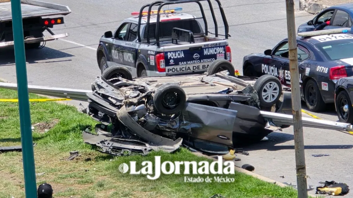 Accidente en la México-Toluca deja un fallecido