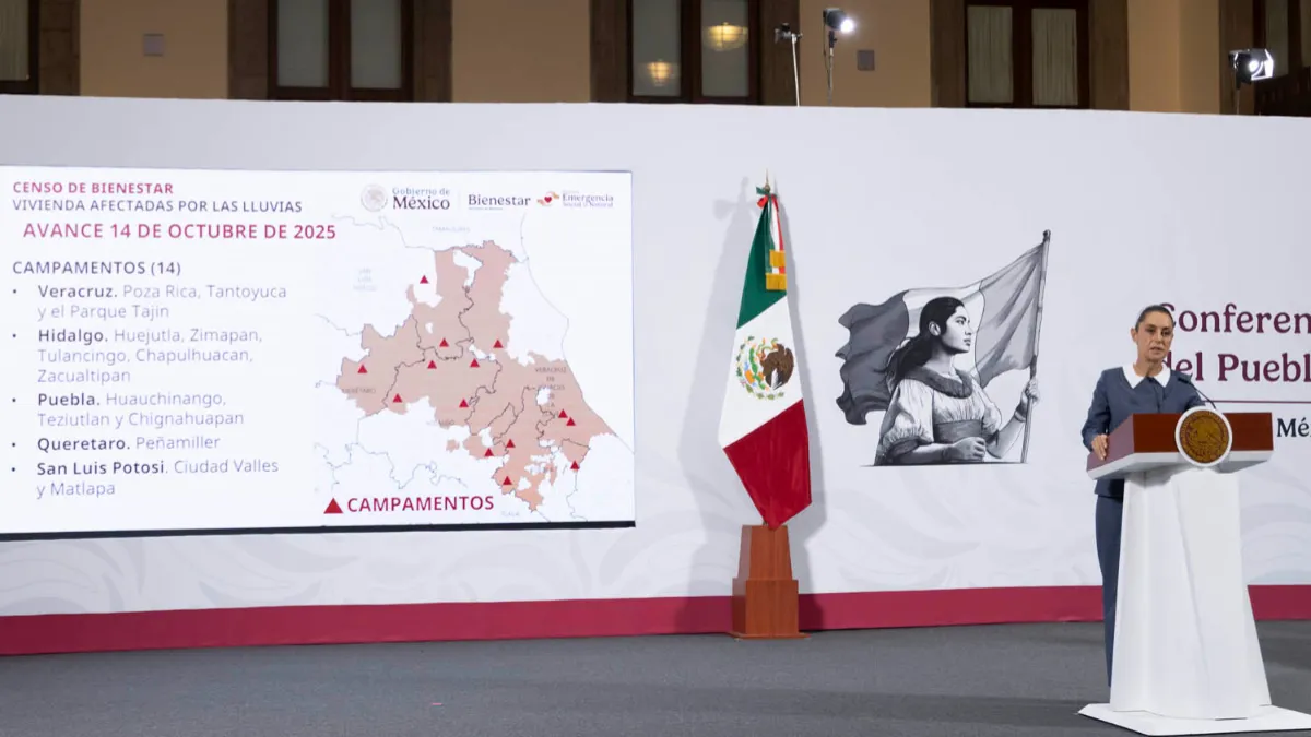 Sube a 66 la cifra de fallecidos por lluvias en México; 75 personas siguen sin ser localizadas y 13 mil viviendas resultaron dañadas.