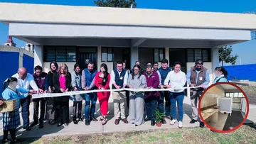 Miguel Ángel Ramírez entrega obras educativas en el Espino Peralta, Lerma