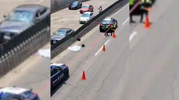 Motociclista muere tras caer del puente en Alfredo del Mazo