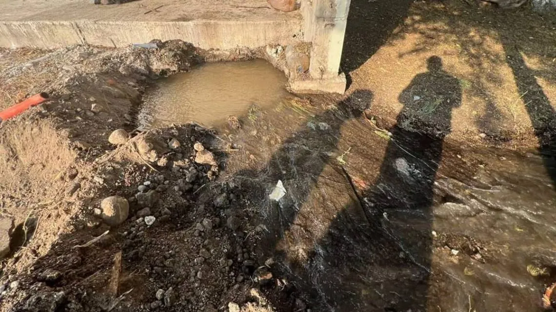 Cuautitlán Izcalli: Empresa fractura red de agua potable