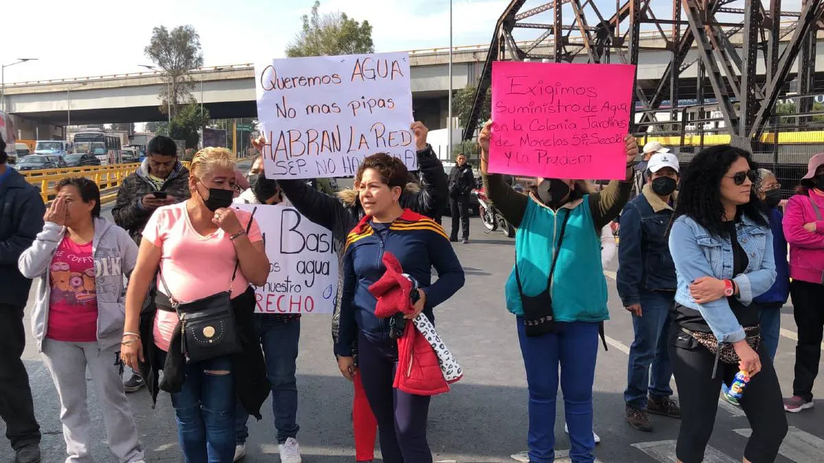 protesta-ecatepec-falta-agua