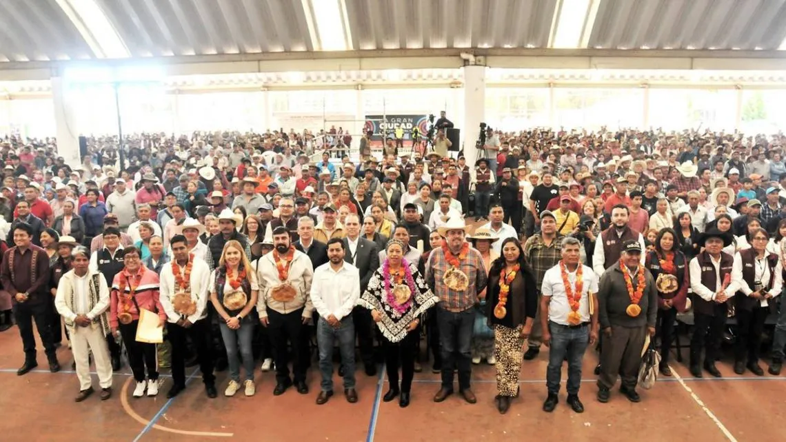 Atlacomulco: GEM entrega apoyos por 125 mdp para productores del campo