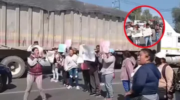 Carretera México-Texcoco bloqueada, vecinos exigen agua
